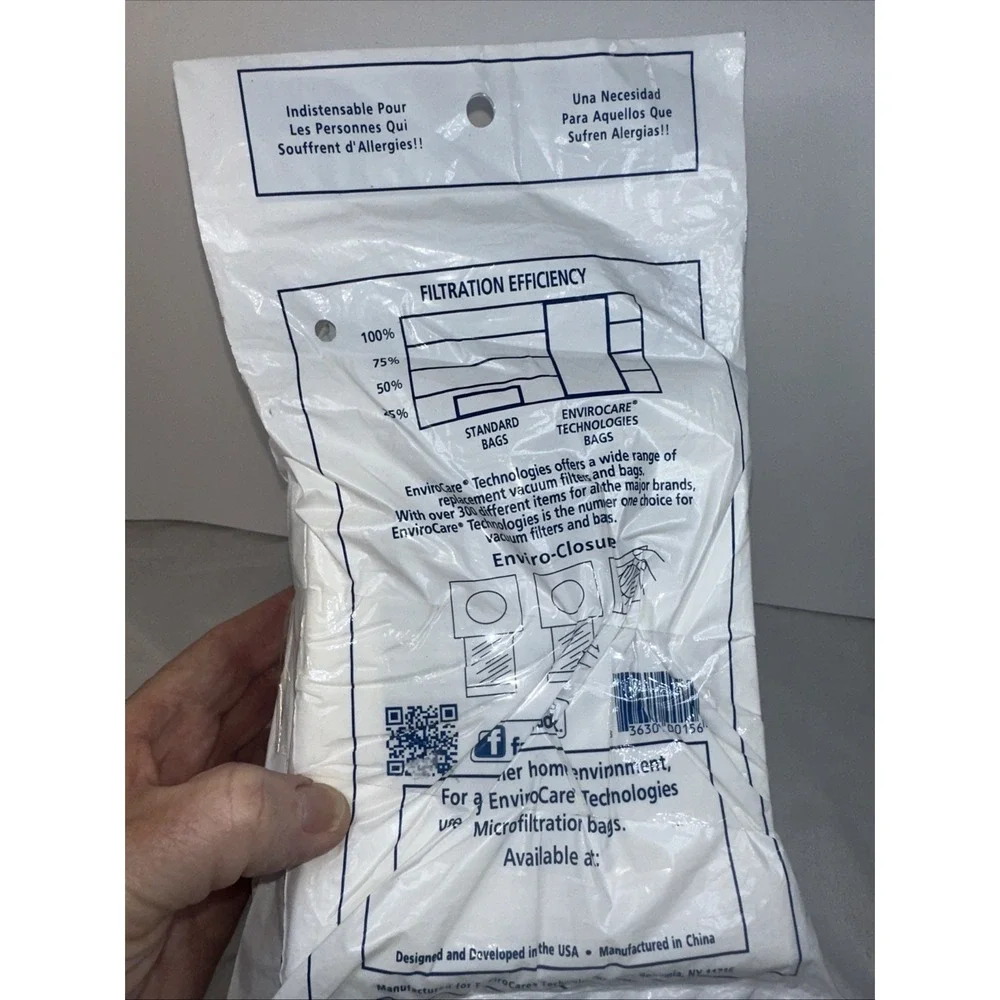 Set of 4 3 Pack EnviroCare Vacuum Bags for Electrolux and Sanitaire Style SL 156